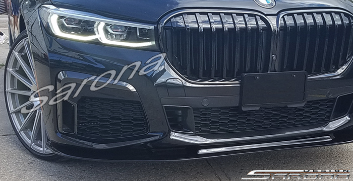 Custom BMW 7 Series  Sedan Front Add-on Lip (2019 - 2022) - $390.00 (Part #BM-095-FA)